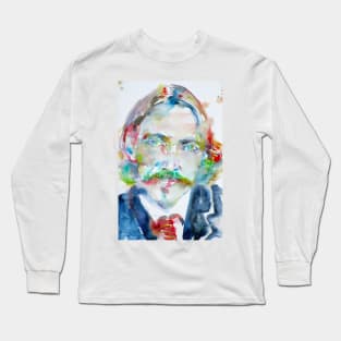 ROBERT LOUIS STEVENSON - watercolor portrait .2 Long Sleeve T-Shirt